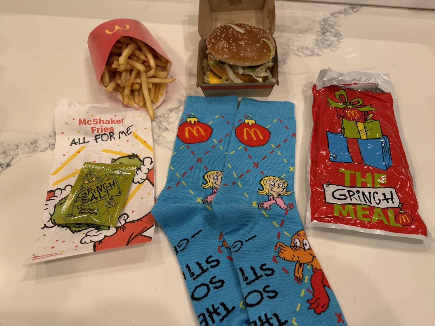 McDonald's Grinch Meal
